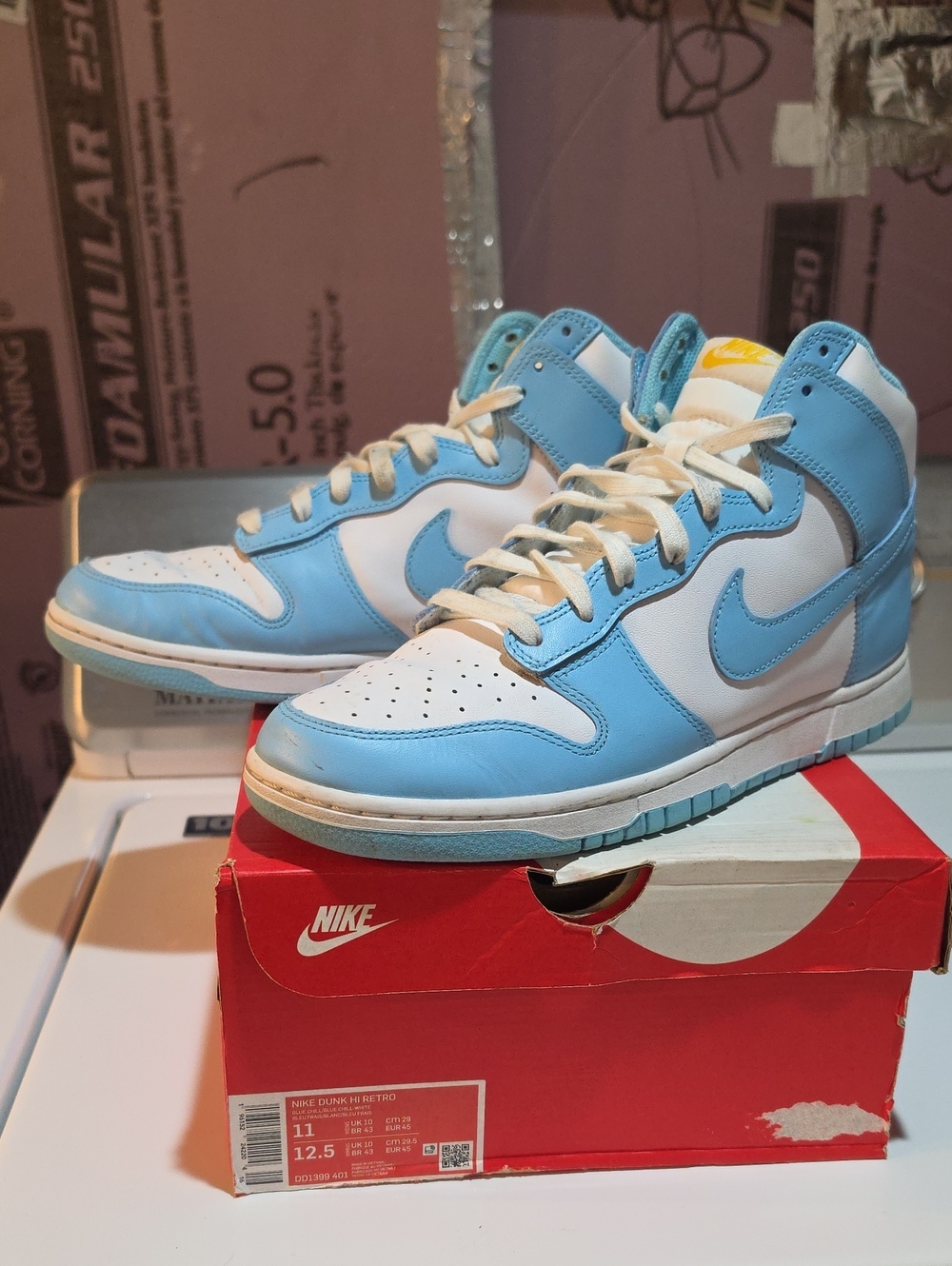 Nike Men’s High-Top Sneakers Dunk RETRO SIZE 11